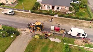 Réhabilitation par la technique de léclatement dune canalisation deau potable sur 970 ml [upl. by Gurtner149]