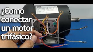 ¿Cómo conectar un motor trifásico  SIGMA IMECSA [upl. by Idnic283]