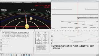 Generations 14502050 Visualized and Sonified TrackEarthOrbit InnerView [upl. by Sluiter346]