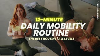 12 Min Daily Mobility Routine For All Levels  The Best Mobility Flow  Follow Along  No Equipment [upl. by Colinson679]