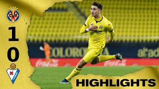 Highlights Villarreal B 10 SD Eibar  LALIGA Hypermotion [upl. by Thekla]