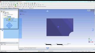 ANSYS13 Static Structural analysis Plate with hole  Ansys Workbench Tutorial for Beginners [upl. by Jarietta]