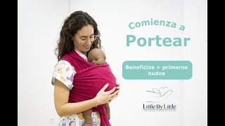 PORTEO ERGONÓMICO CON FULAR  BENEFICIOS PARA EL BEBÉ [upl. by Kwasi]