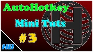 AutoHotkey Mini Tutorial 3 quotRUNquot Running Programs Using AutoHotkey [upl. by Shaff]