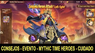 Pergaminos de dinastía  EVENTO  MYTHIC TIME HEROES  GUIA [upl. by Nidak]