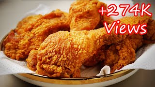 THE SECRETS TO MAKE THE BEST CRISPY AND JUICY FRIED CHICKEN SO DELICIOUS BETTER THAN TAKE OUT [upl. by Alejoa]