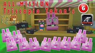 NEW TRICK Skip Colddown and ALL Mission Tristopio Token Super Bear Adventure [upl. by Barbie]