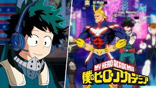 MY HERO ACADEMIA EN FORTNITE DEKU ALL MIGHT KATSUKI OCHAKO  FactyKilian [upl. by Nefets624]