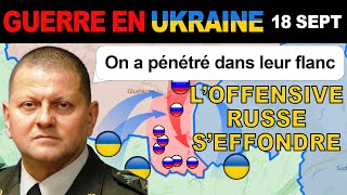 18 sept  une manœuvre de tenaille ukrainienne détruit la contreoffensive russe à Koursk [upl. by Ahseiyk]