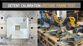 Miter Saw Detent Calibration  How to Get Your 45 Degree Detents Perfect [upl. by Laurentium]