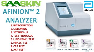 Afinion™ 2 Analyzer  A Complete Guide  Lipid Panel  HbA1c  CRP  ARC  Abbott Point of Care [upl. by Irfan]