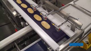 Tray Filling Conveyor with Retractable Tail [upl. by Annawaj]