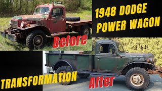 Dodge Power Wagon transformation Giving an old truck a new look [upl. by Delanie]