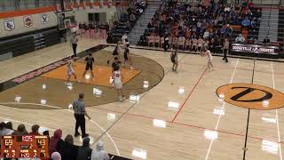 Dodgeville vs Baraboo High School Varsity Mens Basketball [upl. by Francesco949]