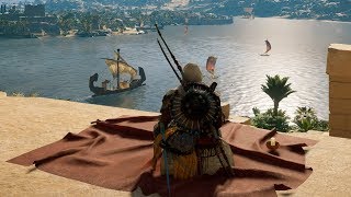 Assassins Creed Origins  Eremites Hideout Hermit Rest Location  Free Roam Gameplay HD [upl. by Whitby]