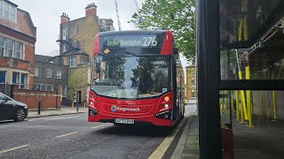 First day of Electrics Stagecoach London 66032 LF73DYB route 276 [upl. by Nicolle118]