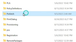 Cant Open Prefetch Folder Not Opening in Windows 11  10 FIXED [upl. by Arammahs]