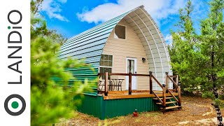 Tiny House • ARCHED CABINS • Tiny Home Tour 2022 [upl. by Nujra241]