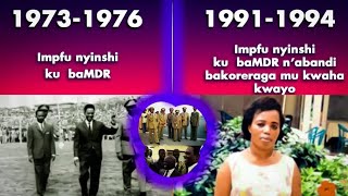 Birihutirwa dore abishe Kayibanda nabe Bose mu 1973  1976 ninabo bishe abaMDR mu 1991  1994 😢🤔😢🤔 [upl. by Chessa]