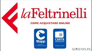 Come acquistare libri online da Feltrinelli con 18app e Bonus Docente [upl. by Leraj]