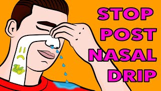 How you can Stop post nasal drip naturally [upl. by Ashla]