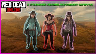 Red Dead Online Gorgeous Chambliss Corset Female Outfit Ideas [upl. by Tris]