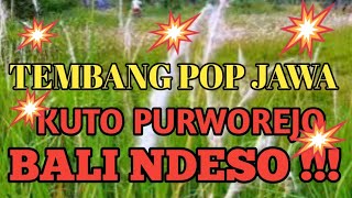 TEMBANG POP JAWA KUTHO PURWOREJO [upl. by Einwahr]