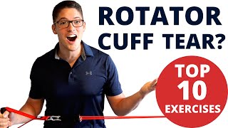 10 Rotator Cuff Exercises for Pain Relief Nonsurgical Rehab [upl. by Airottiv]