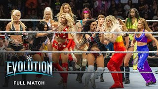 FULL MATCH  20Woman Battle Royal WWE Evolution 2018 [upl. by Essirehs290]