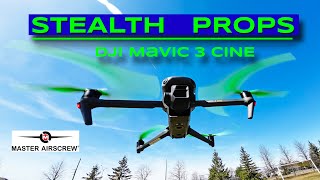 DJI Mavic 3 Stealth Props by Master Airscrew  Review [upl. by Hiltner609]