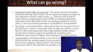 Session 13 Value Investing  The Passive Screeners [upl. by Richardson931]