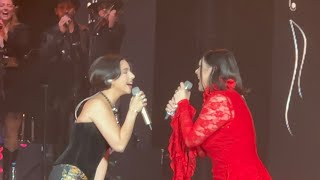 Que Agonía yuritaflowers y AngelaAguilarOficialTV en vivo desde el auditorio nacional 1224 [upl. by Ainej]