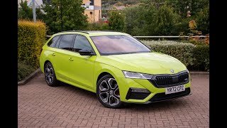 SKODA Octavia vRS Estate 20 TDI 200ps 4X4 SCR DSG YR72CPZ [upl. by Oicafinob]