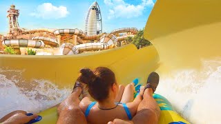 DUBAI CRAZIEST WATER PARK  Wild Wadi Waterpark 2019 [upl. by Swan]