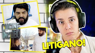 Lavora INSIEME alla FIDANZATA e alla EX 😂 REACTION A CUCINE DA INCUBO 🍳 [upl. by Anire946]