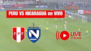 🔴 AHORA 🔴 Peru vs Nicaragua AMISTOSO 2024 en VIVO 🏆 [upl. by Nosnhoj]