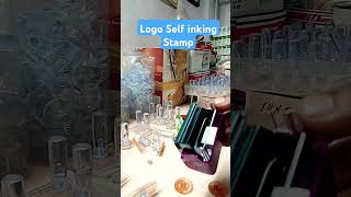 Logo Stamp Making in Trodat Self inking Stamp logo stamps diy rubberstamping [upl. by Euton]