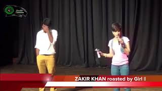 Zakir Khan Sakht Launda Roasted by a Girl  oye its sharma [upl. by Armando]