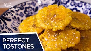 Perfect Tostones  Chef Zee Tips  Cooking Tips  Made To Order  A La Orden [upl. by Terrilyn453]