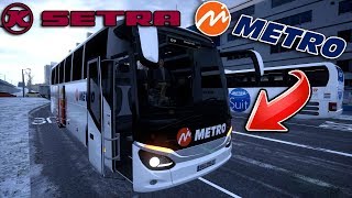 METRO TURİZM VE SETRA 515HD  🔵FERNBUS SIMULATOR🔵 [upl. by Ashia540]