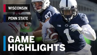 Highlights Wisconsin Badgers vs Penn State Nittany Lions  Big Ten Football [upl. by Starobin]