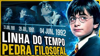 CRONOLOGIA OFICIAL DE HARRY POTTER E A PEDRA FILOSOFAL [upl. by Antonella]