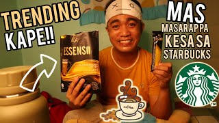 THE BEST COFFEE EVER ESSENSO 2IN1 COFFEE  GRABE NAPAKASARAP 100 PURE ARABICA  TASTE TEST [upl. by Rosmunda]