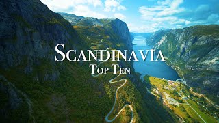 Top 10 Places To Visit In Scandinavia [upl. by Nosimaj]