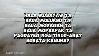 Pagdayeg Nga Tinud anay by Sacred Band Karaoke [upl. by Woodcock]