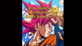 El multiplicador del Super Saiyayin Dios  Análisis completo [upl. by Geer736]