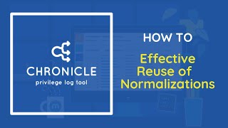 Chronicle Guides Effective Reuse of Name Normalizations [upl. by Eartnoed232]