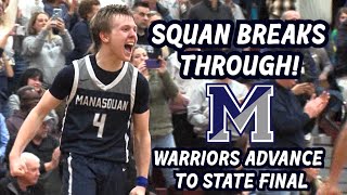 Manasquan 46 Middle Twp 43  Boys Group 2 State Semifinal  Squan Advances to State Final [upl. by Kessler]