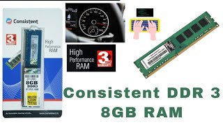 consistent ram 8gb ddr3 [upl. by Nirag]