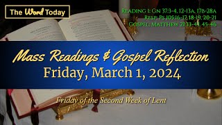 Todays Catholic Mass Readings amp Gospel Reflection  Friday March 1 2024 [upl. by Wassyngton284]